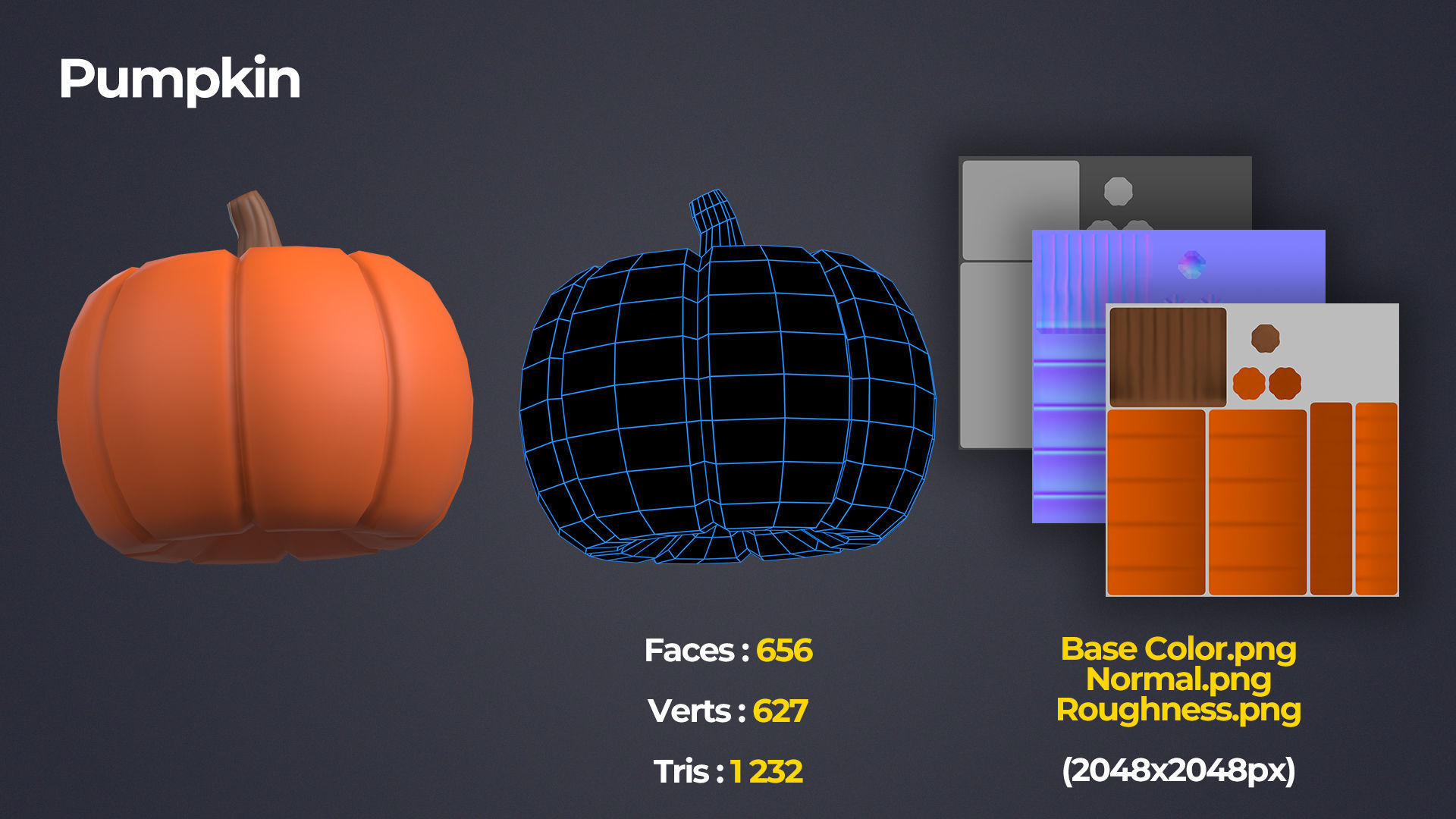 Halloween Pack Low-poly 3D model_10