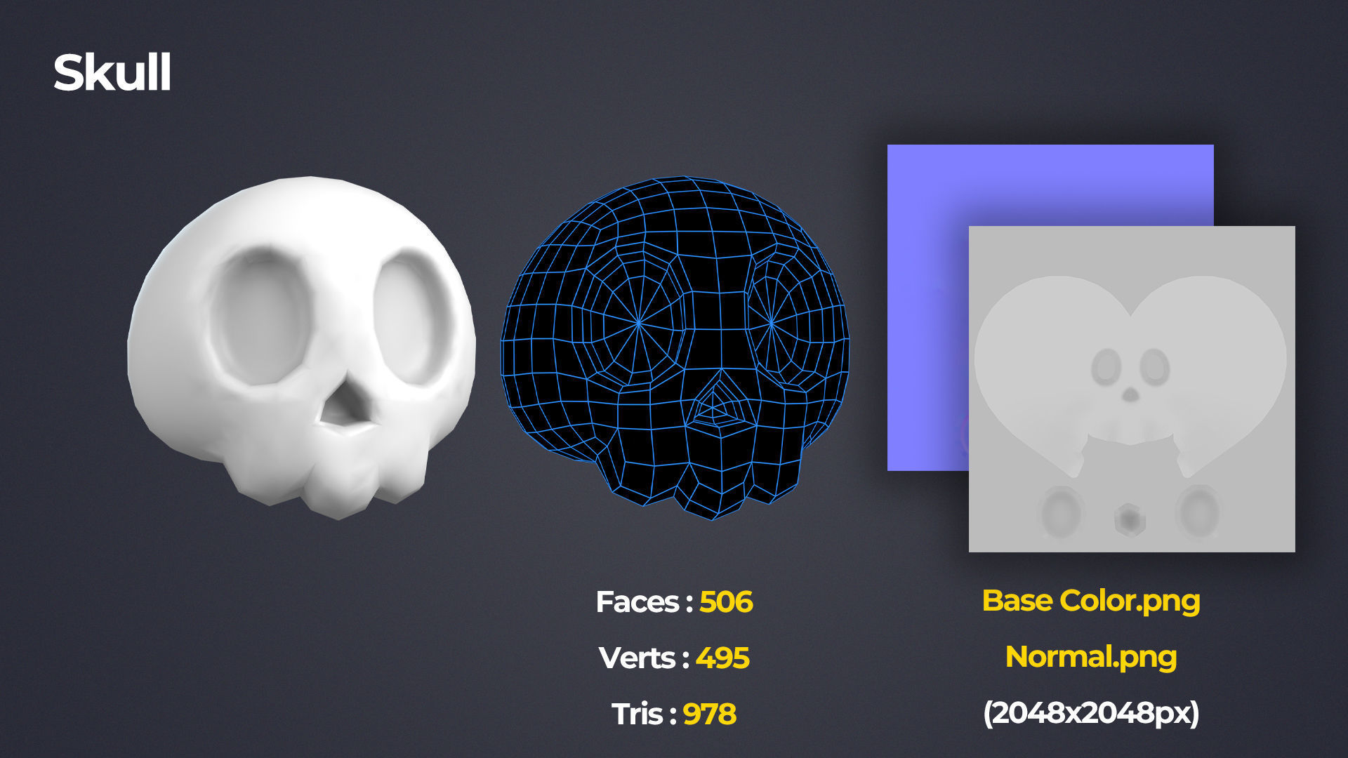 Halloween Pack Low-poly 3D model_14