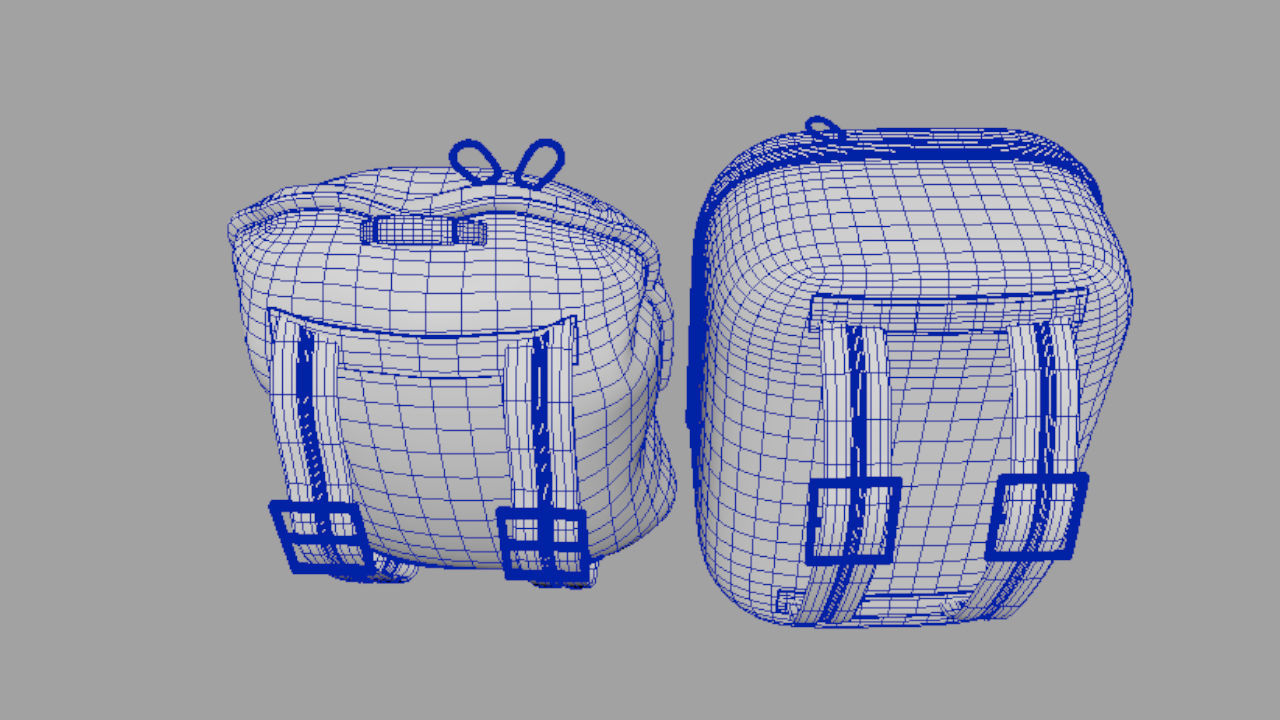 two backpack 3D print model_5