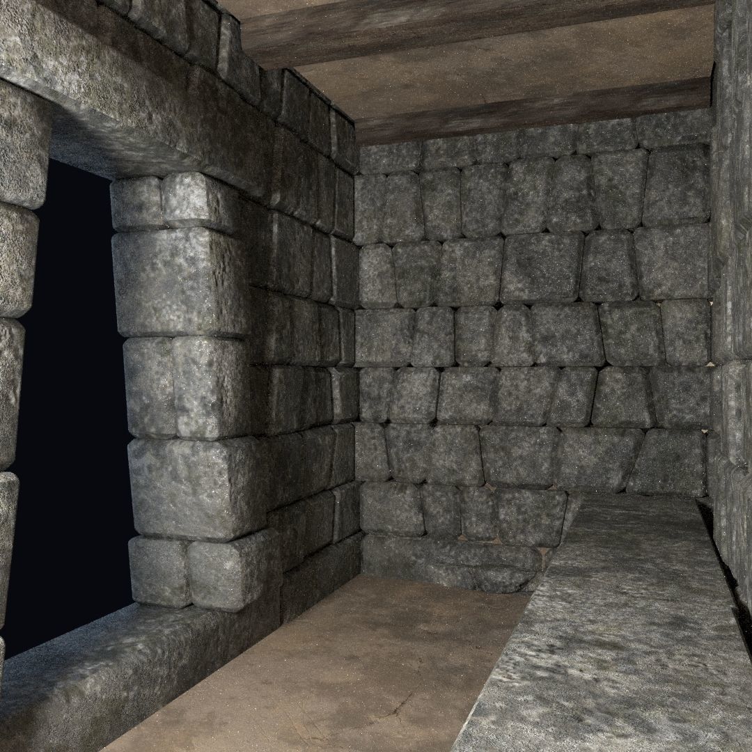 BUILDING AZTEC MAYAN INCA STONE HOUSE TEMPLE COLLECTION Low-poly 3D model_25