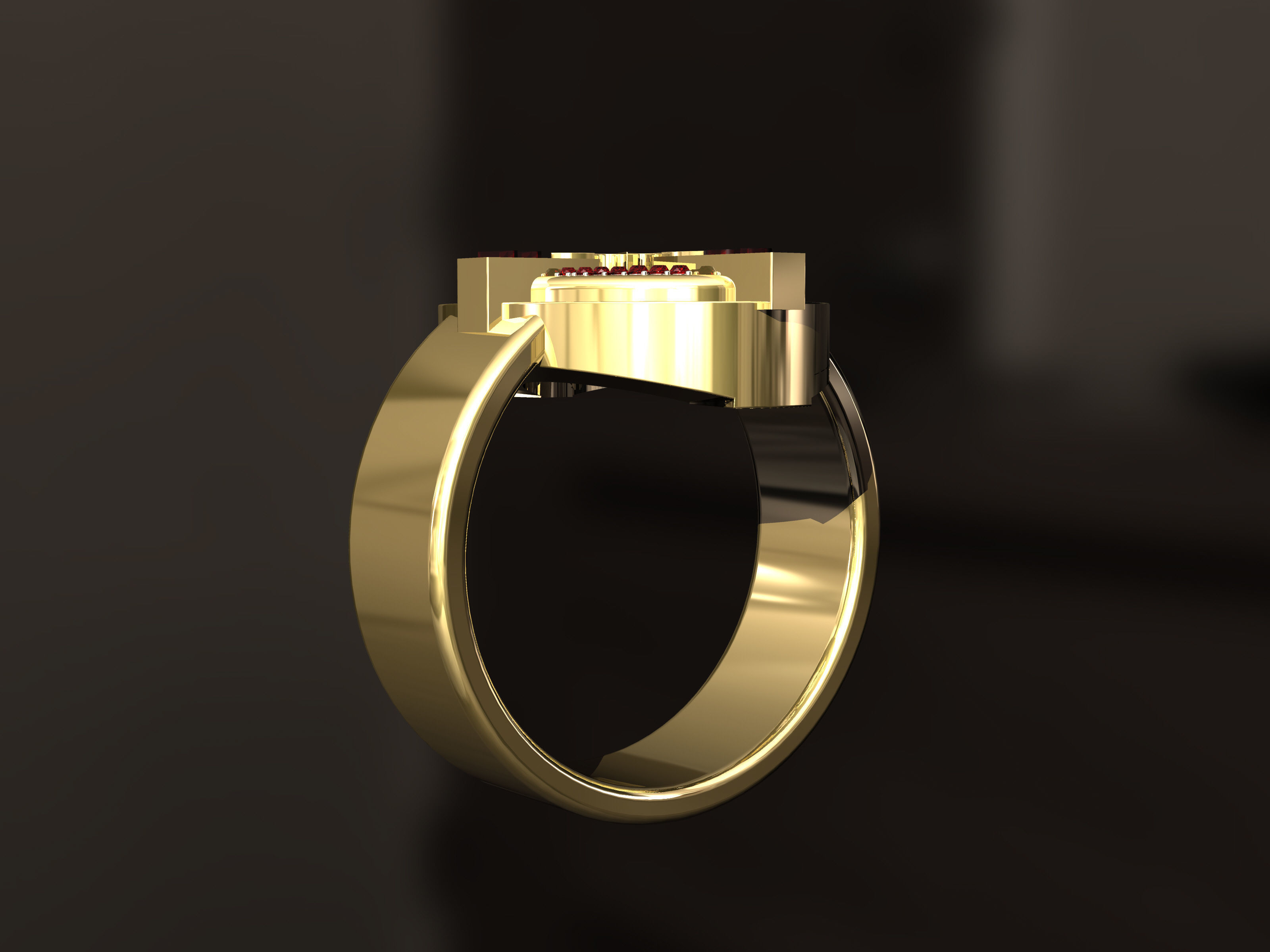 Nautical Ring 3D print model_1