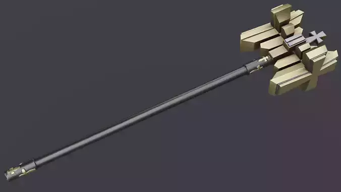 Hammer 07 Low-poly 3D model