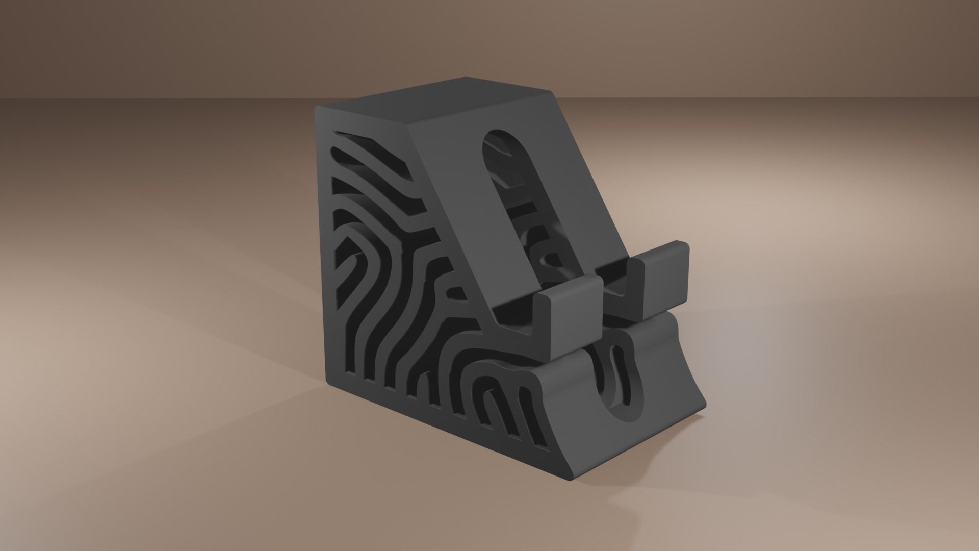 Phone Holder - 3D Print Design 3D model 3D printable | CGTrader