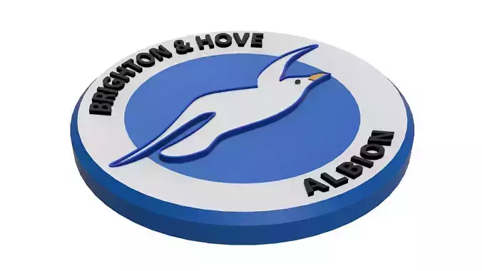 Brighton and Hove Albion Wall Sign 3D print model