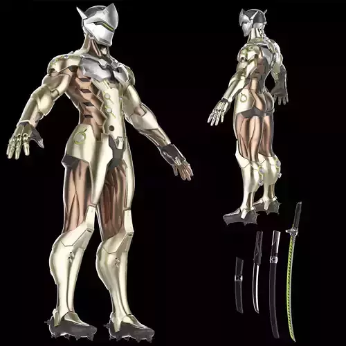 Genji Armor ready to 3d print