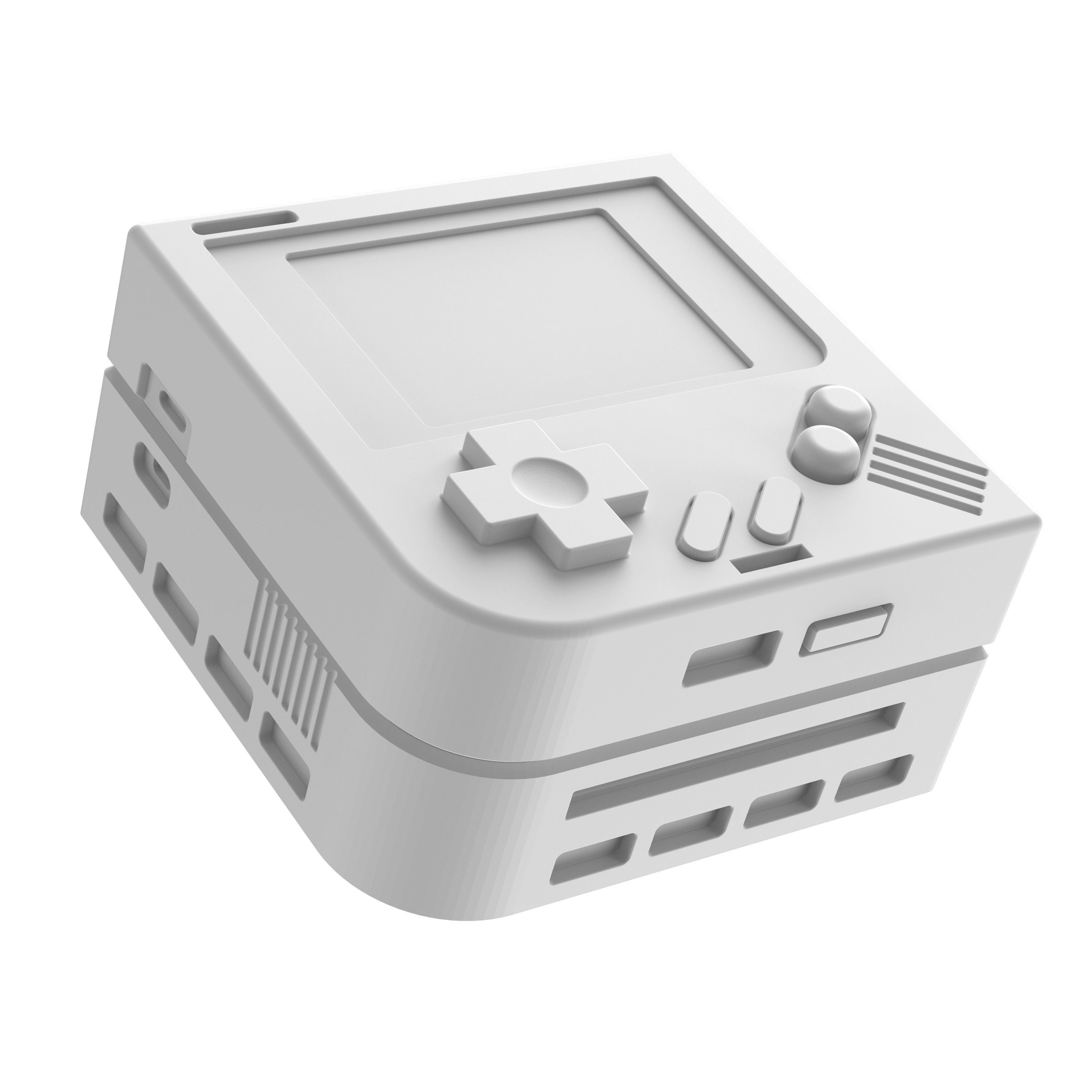 Gameboy keycap for mechanical keyboard 3D print model_2