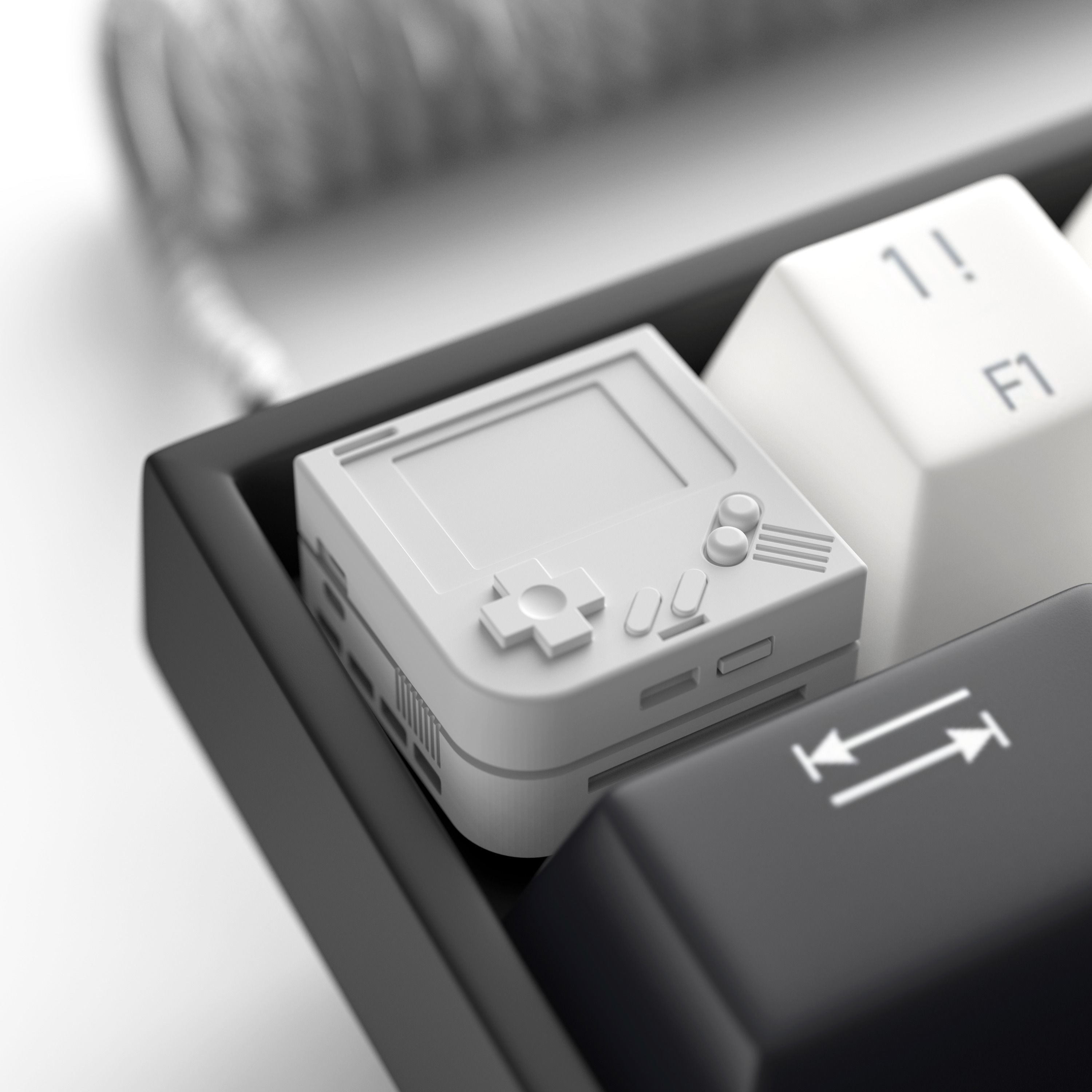 Gameboy keycap for mechanical keyboard 3D print model_7
