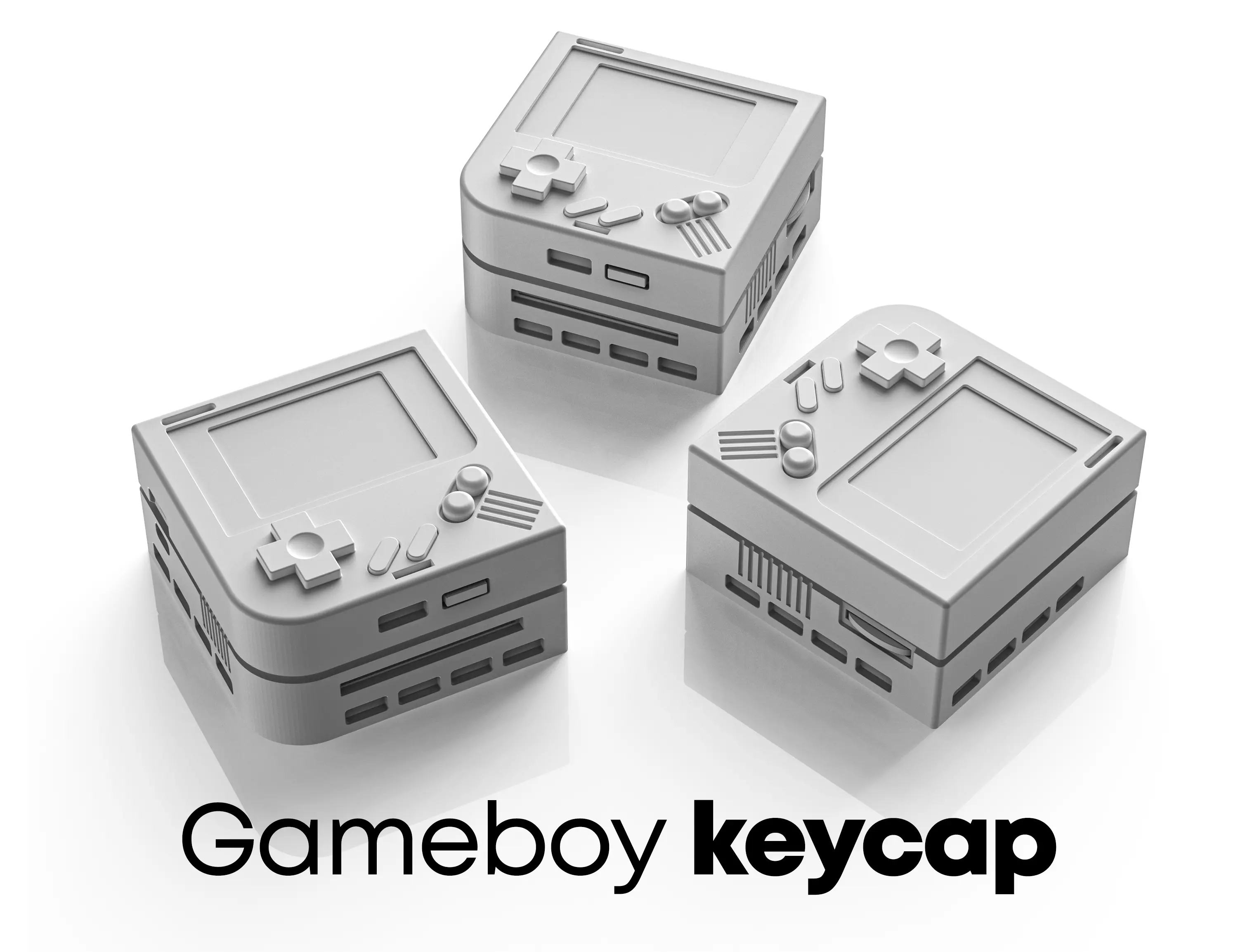 Gameboy keycap for mechanical keyboard 3D print model_0