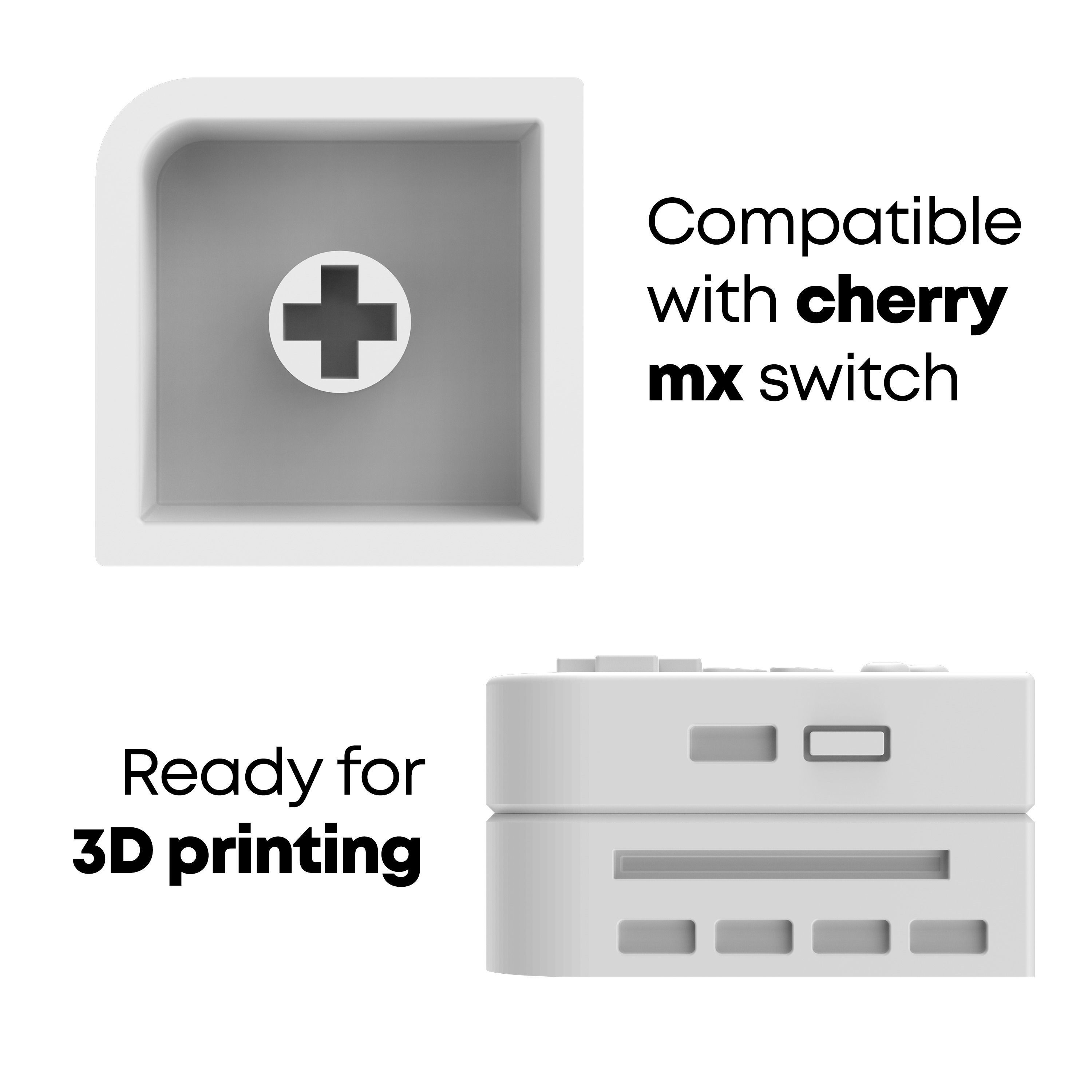 Gameboy keycap for mechanical keyboard 3D print model_4