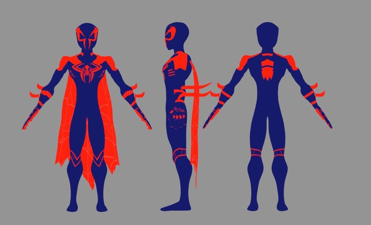Spectaular-Spiderman Bundle Low-poly 3D model_7