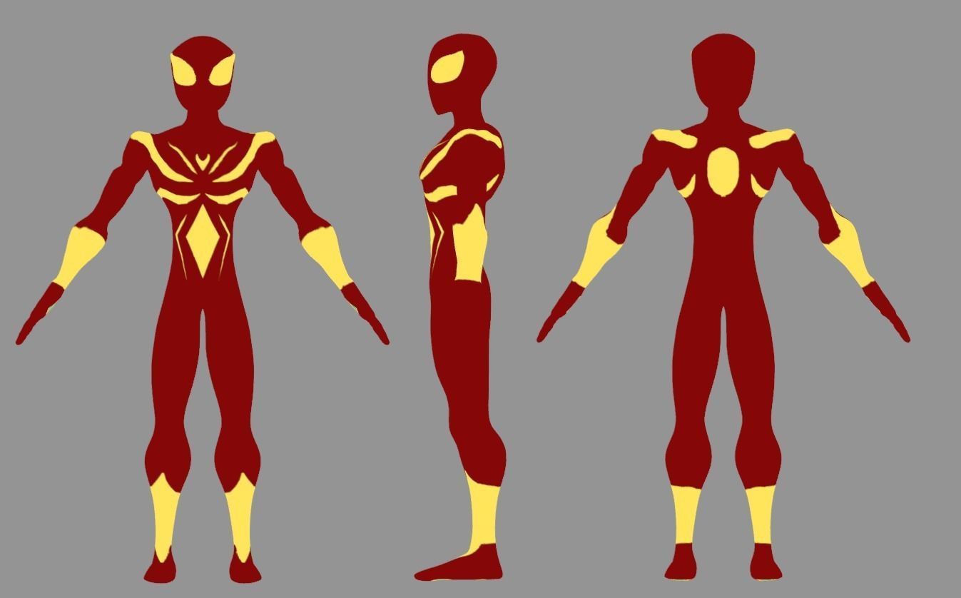 Spectaular-Spiderman Bundle Low-poly 3D model_24