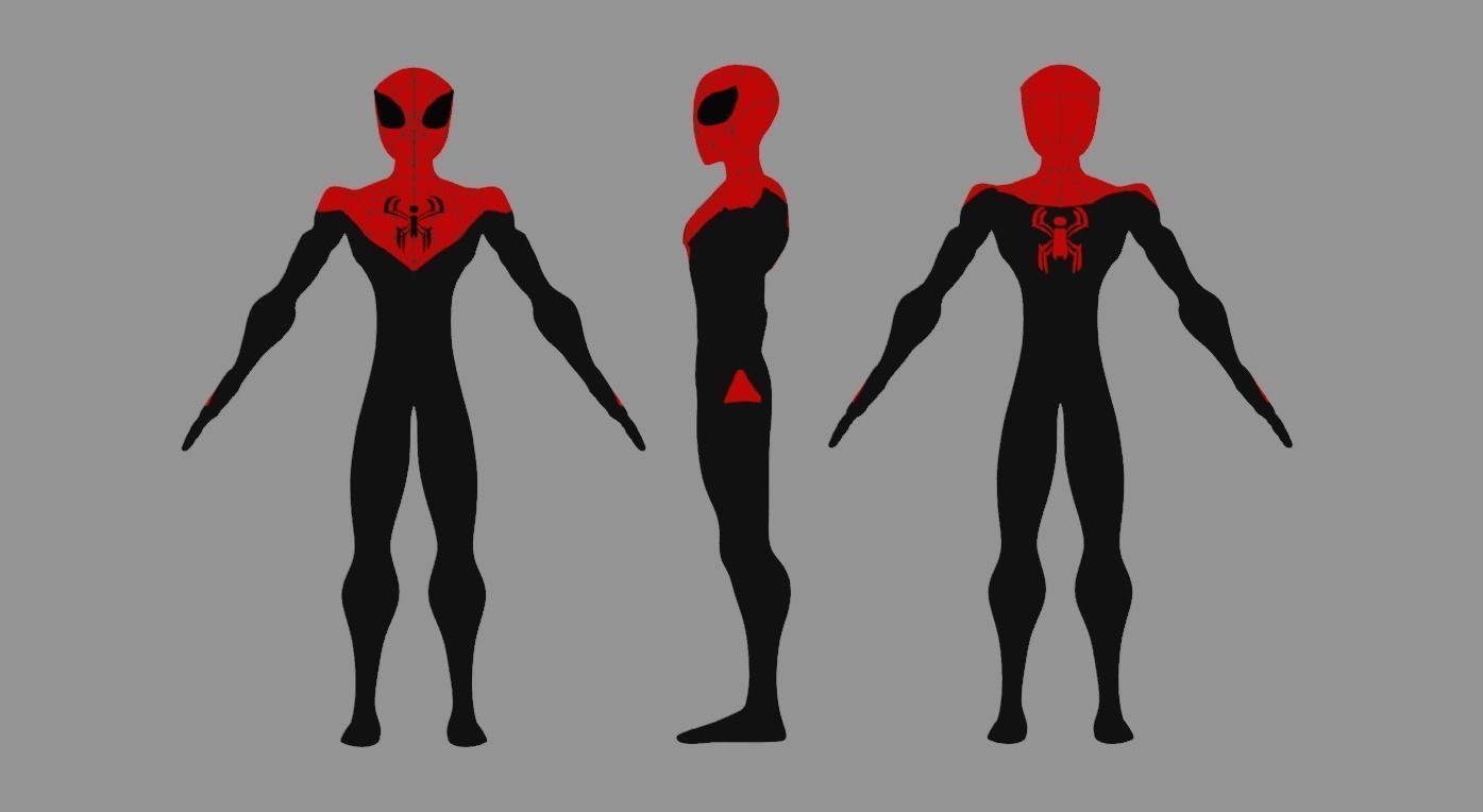 Spectaular-Spiderman Bundle Low-poly 3D model_15