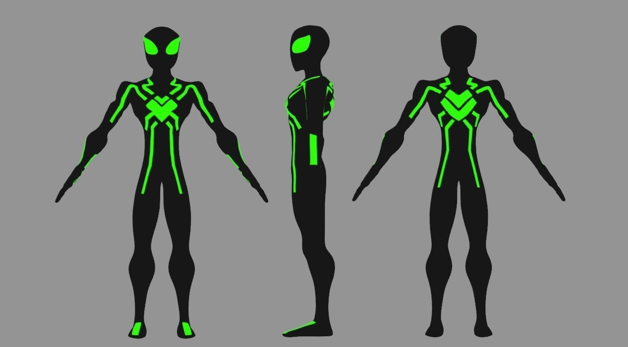 Spectaular-Spiderman Bundle Low-poly 3D model_18