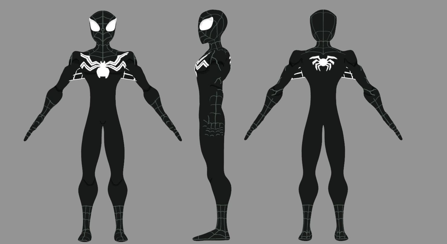 Spectaular-Spiderman Bundle Low-poly 3D model_4