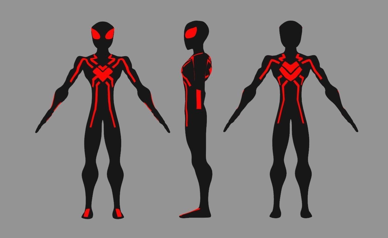 Spectaular-Spiderman Bundle Low-poly 3D model_19