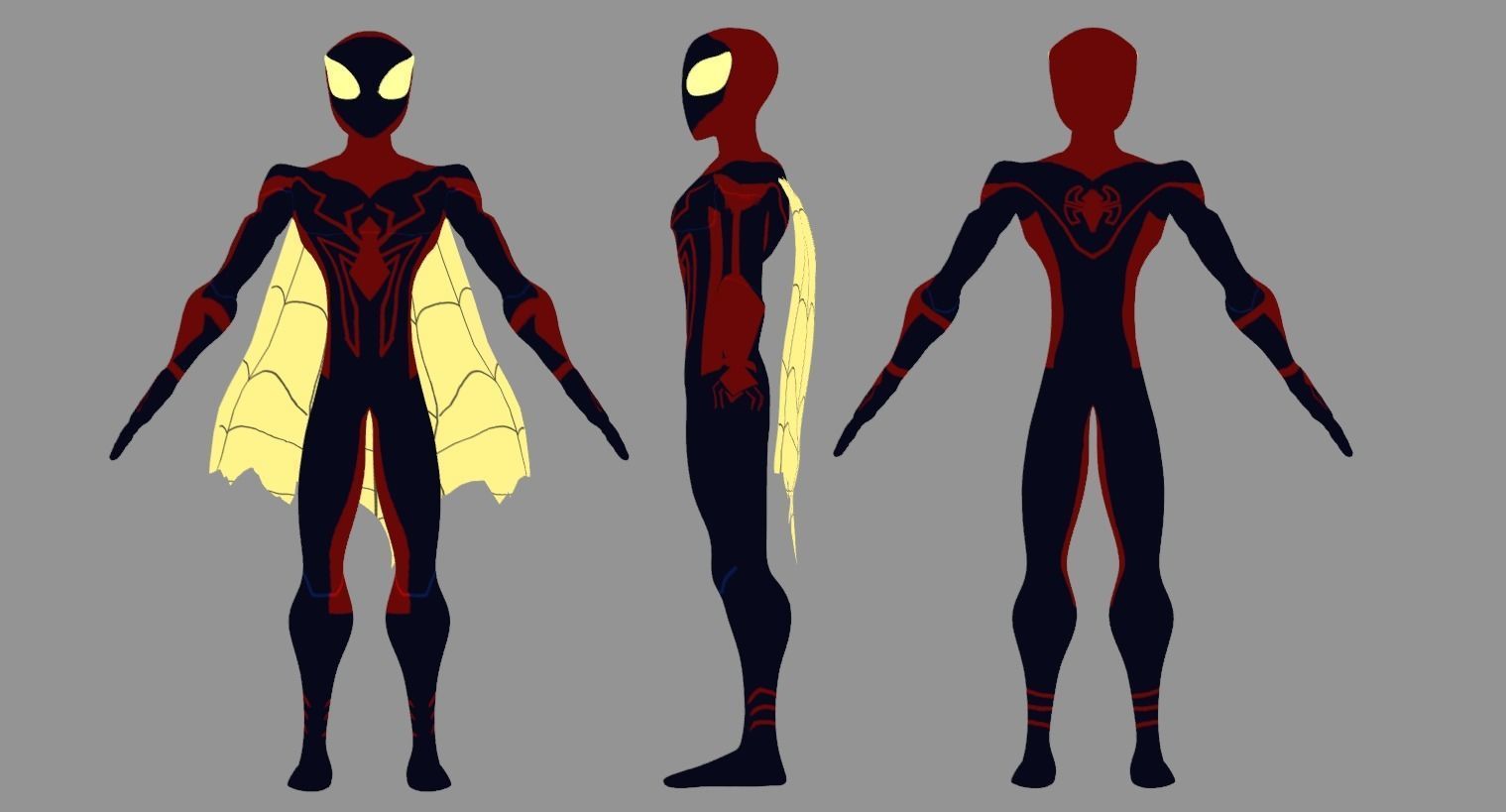 Spectaular-Spiderman Bundle Low-poly 3D model_31