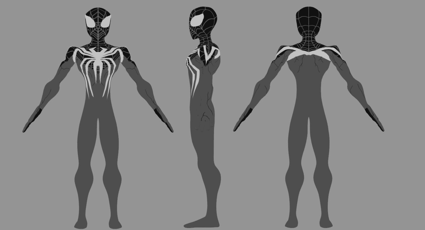 Spectaular-Spiderman Bundle Low-poly 3D model_34