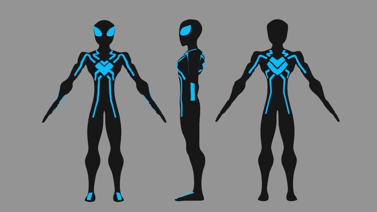 Spectaular-Spiderman Bundle Low-poly 3D model_17