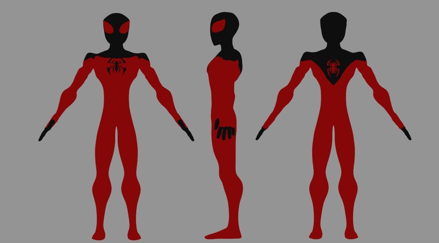 Spectaular-Spiderman Bundle Low-poly 3D model_27