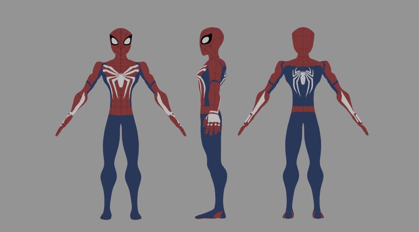 Spectaular-Spiderman Bundle Low-poly 3D model_11