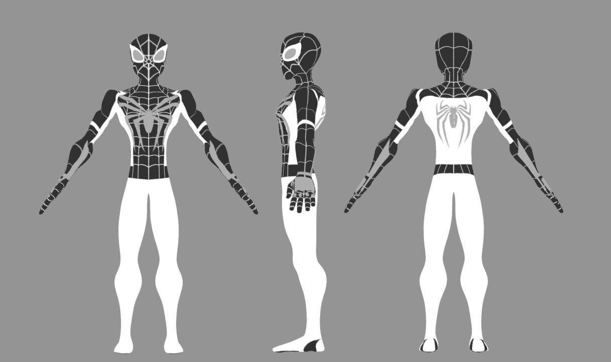 Spectaular-Spiderman Bundle Low-poly 3D model_10