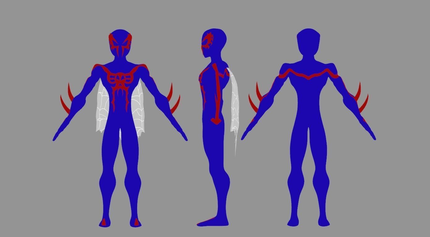 Spectaular-Spiderman Bundle Low-poly 3D model_9