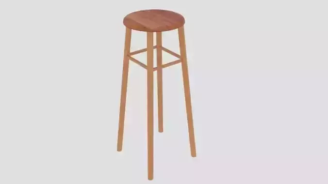 Wooden stool