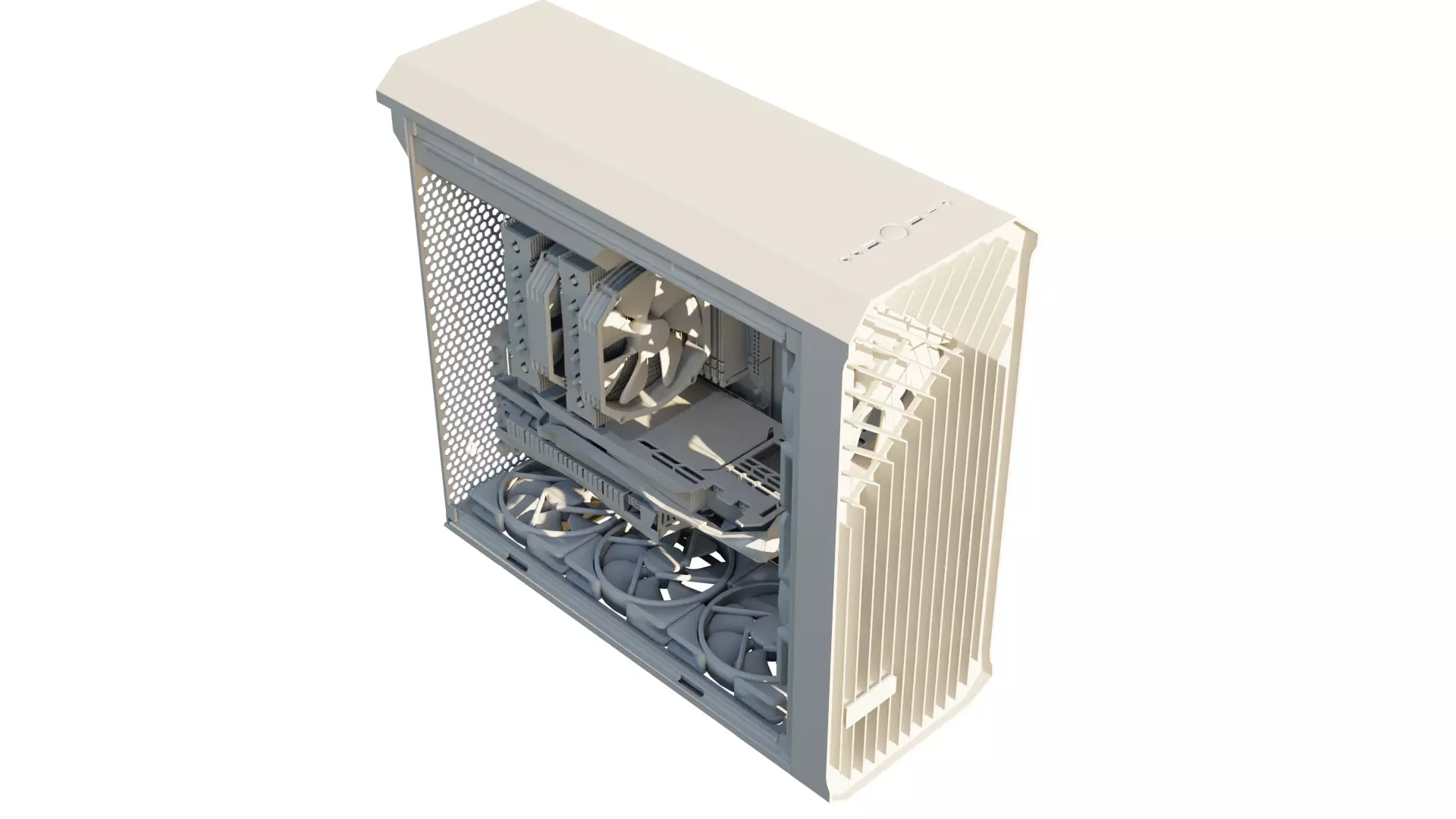Fractal Torrent Gaming PC 3D model