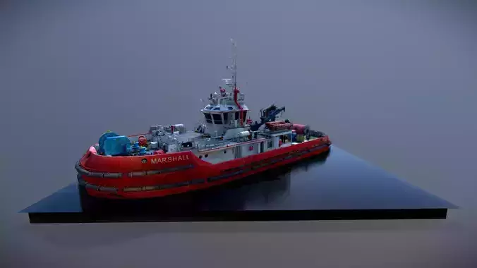 3D model - Marshall Tug 