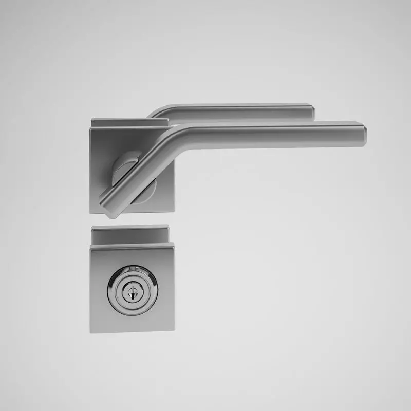 CGAxis Door Handle 3D model_0