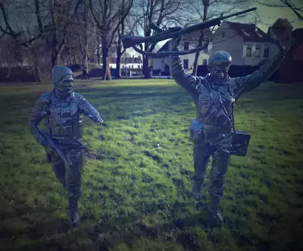 Soldados en Malvinas 3D print model