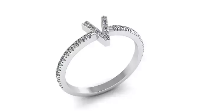 Alphabet Diamond Rings V