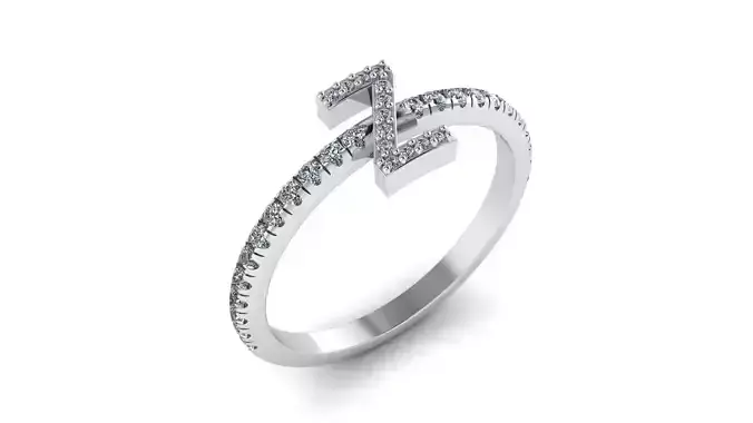 Alphabet Diamond Rings Z
