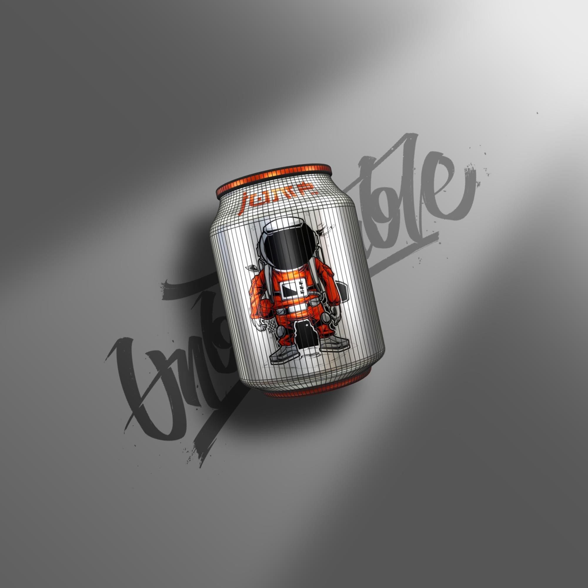 Soda Can Set with Droplets 3D model_20