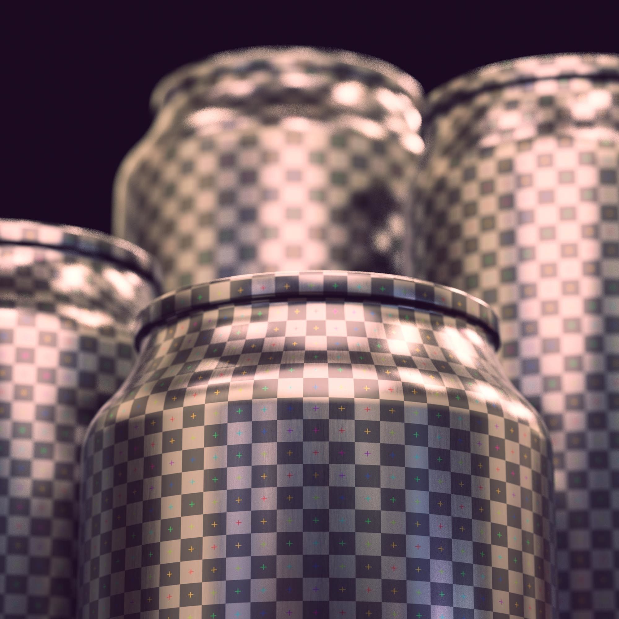 Soda Can Set with Droplets 3D model_12
