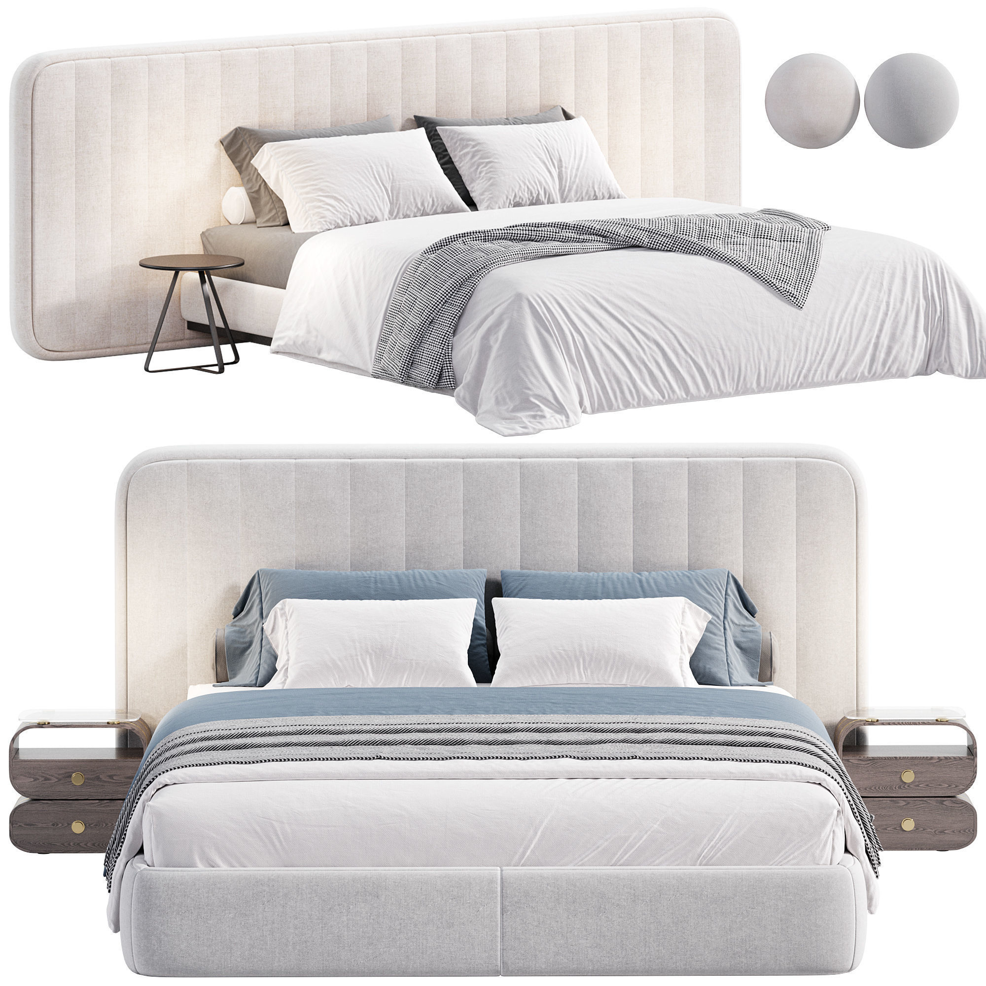 Bed K531 by Delavega 3D model_4