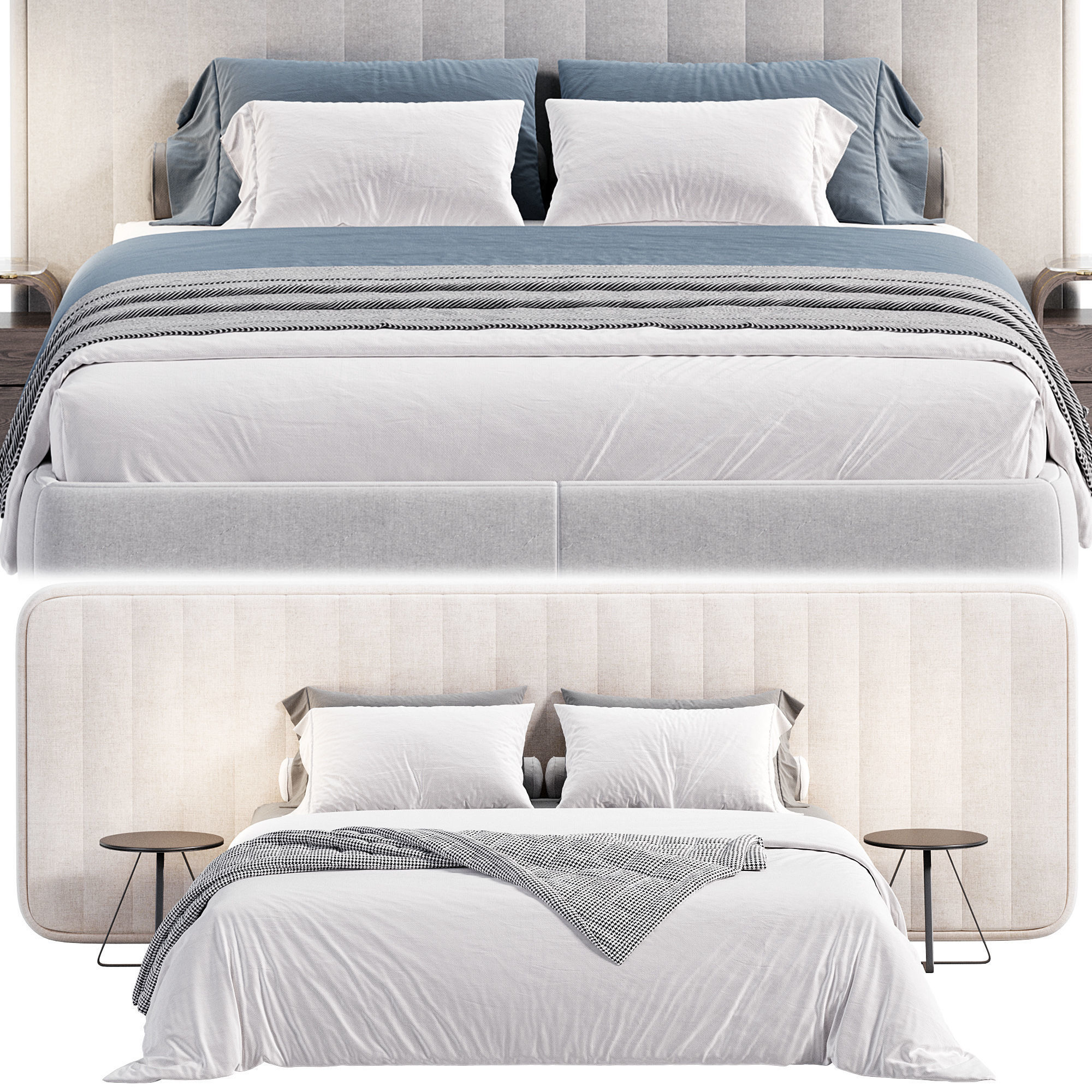 Bed K531 by Delavega 3D model_5