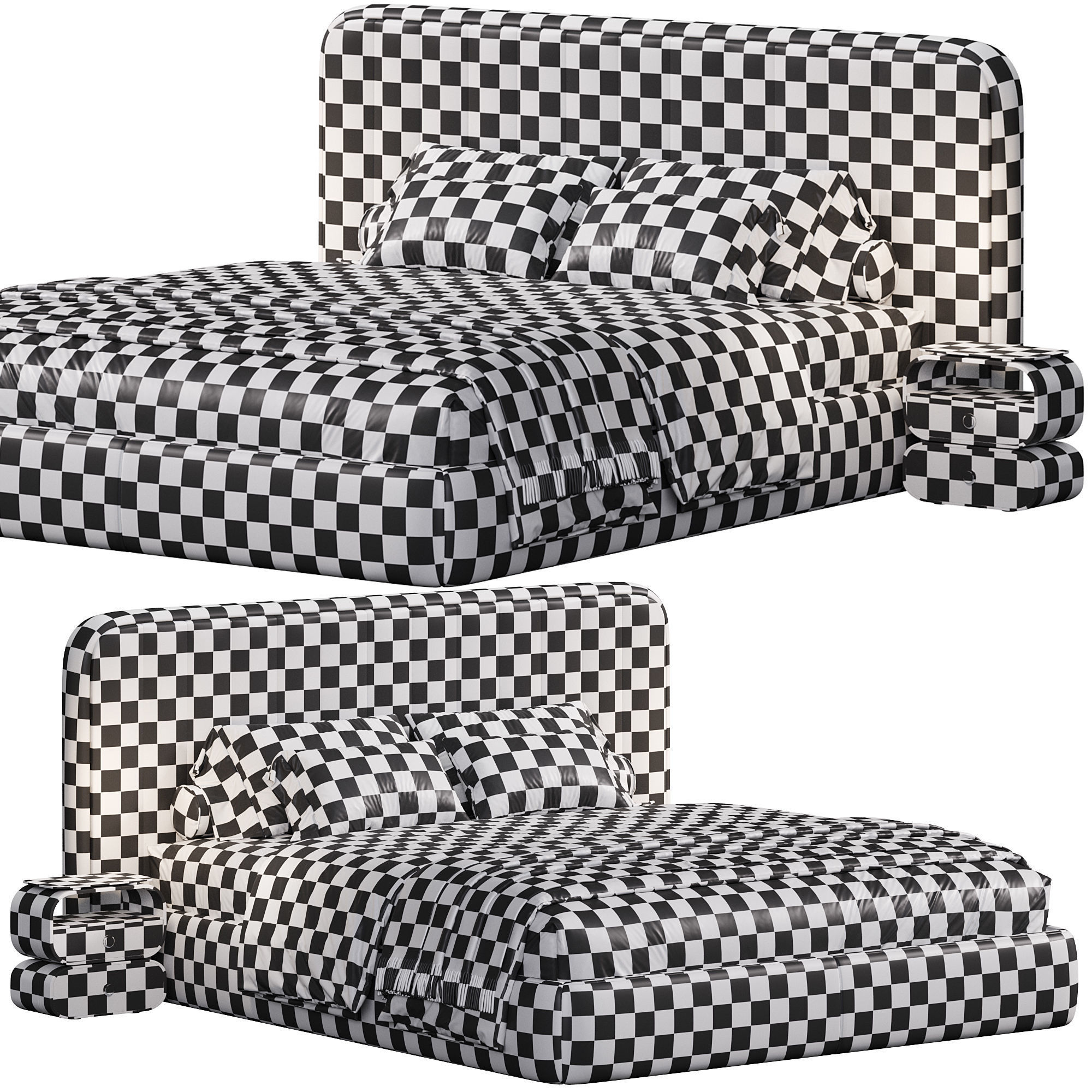 Bed K531 by Delavega 3D model_3