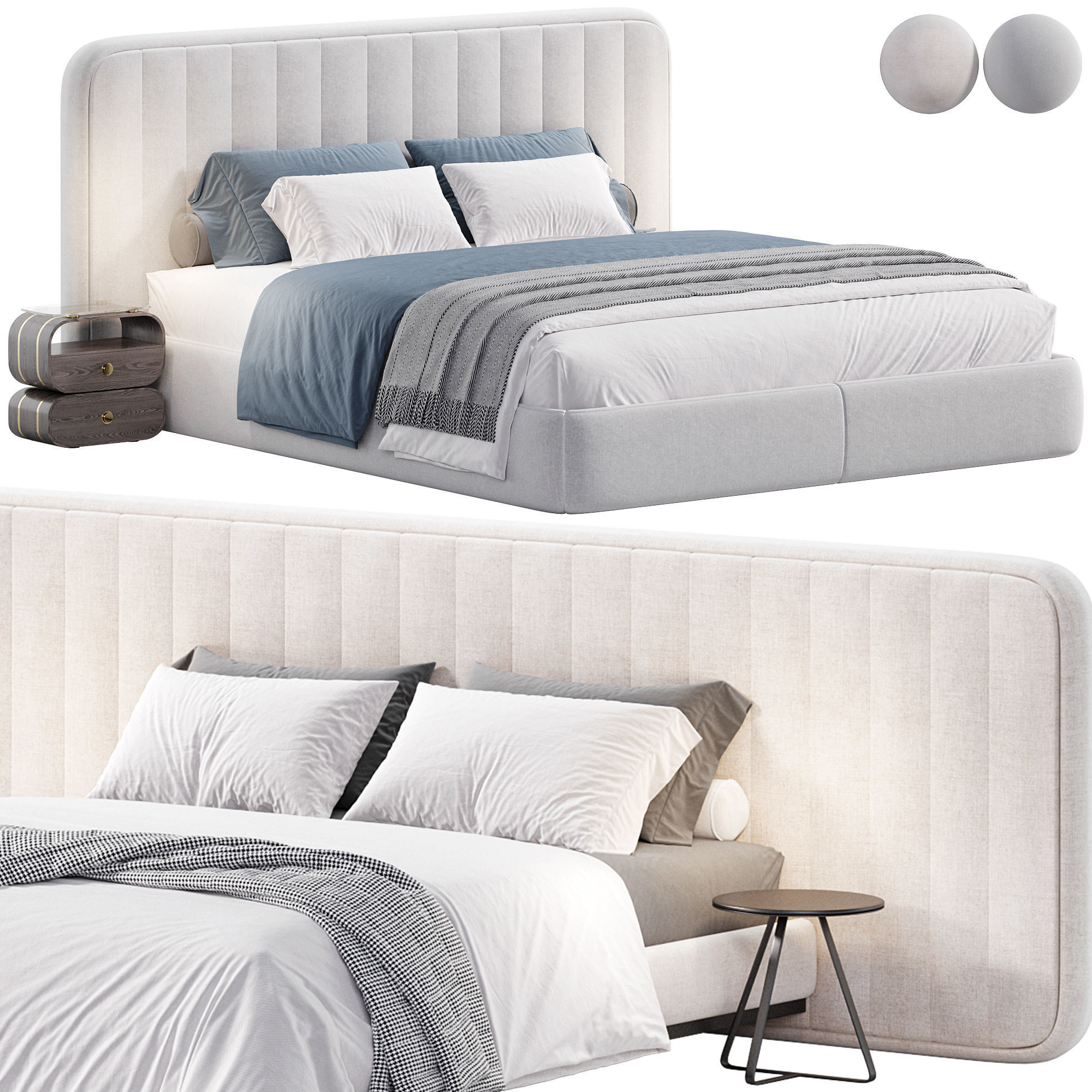 Bed K531 by Delavega 3D model_2