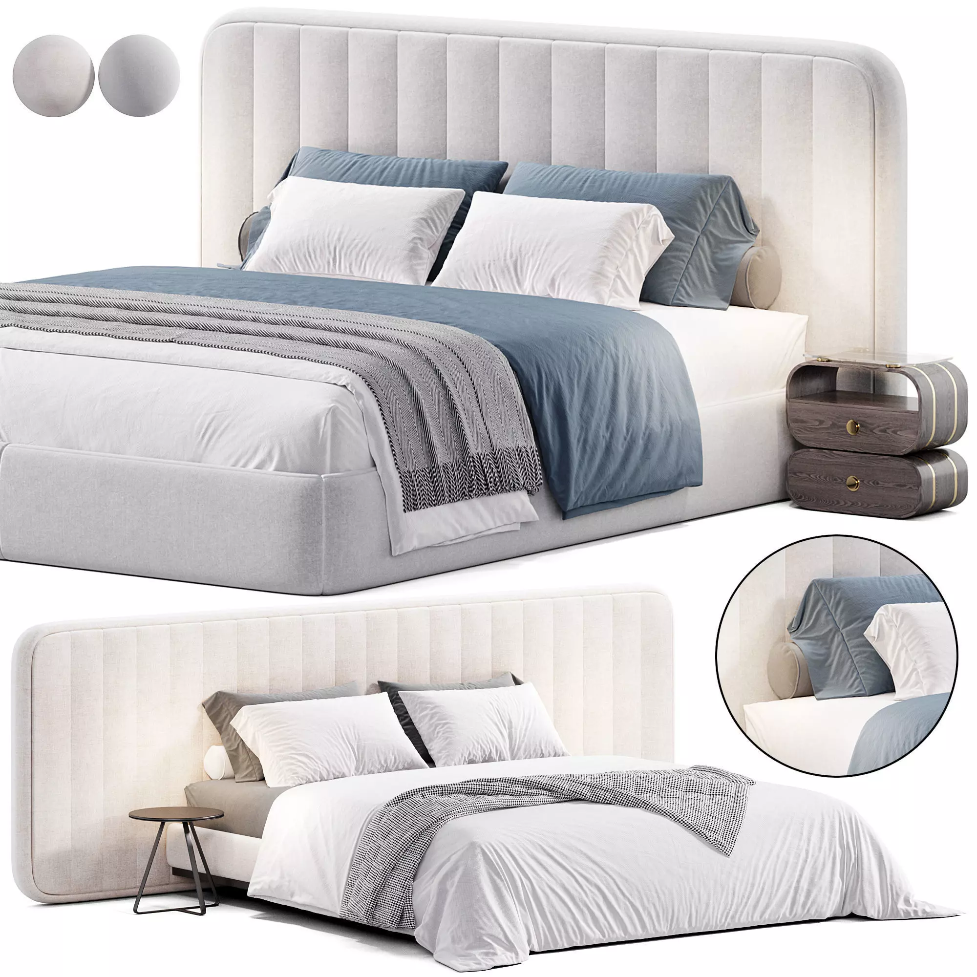 Bed K531 by Delavega 3D model_0