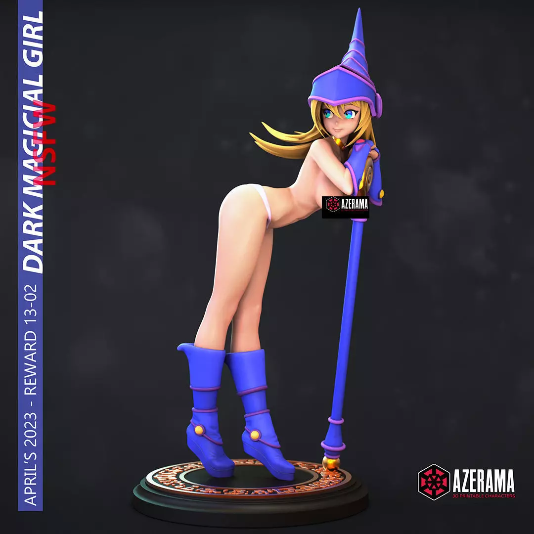 DARK MAGICIAN GIRL NSFW - STL READY FOR 3D PRINTING 3D print model_0