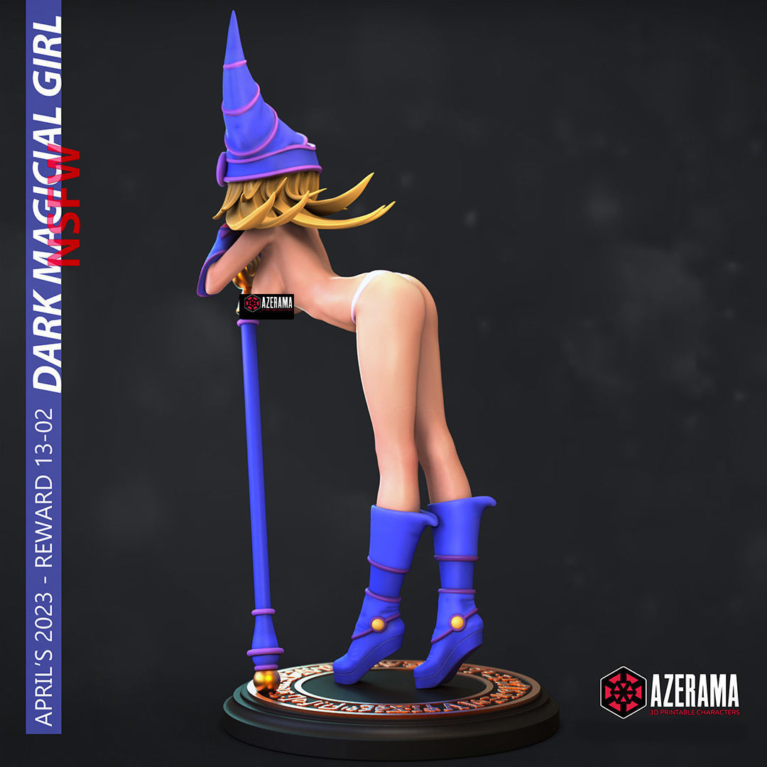 DARK MAGICIAN GIRL NSFW - STL READY FOR 3D PRINTING 3D print model_6