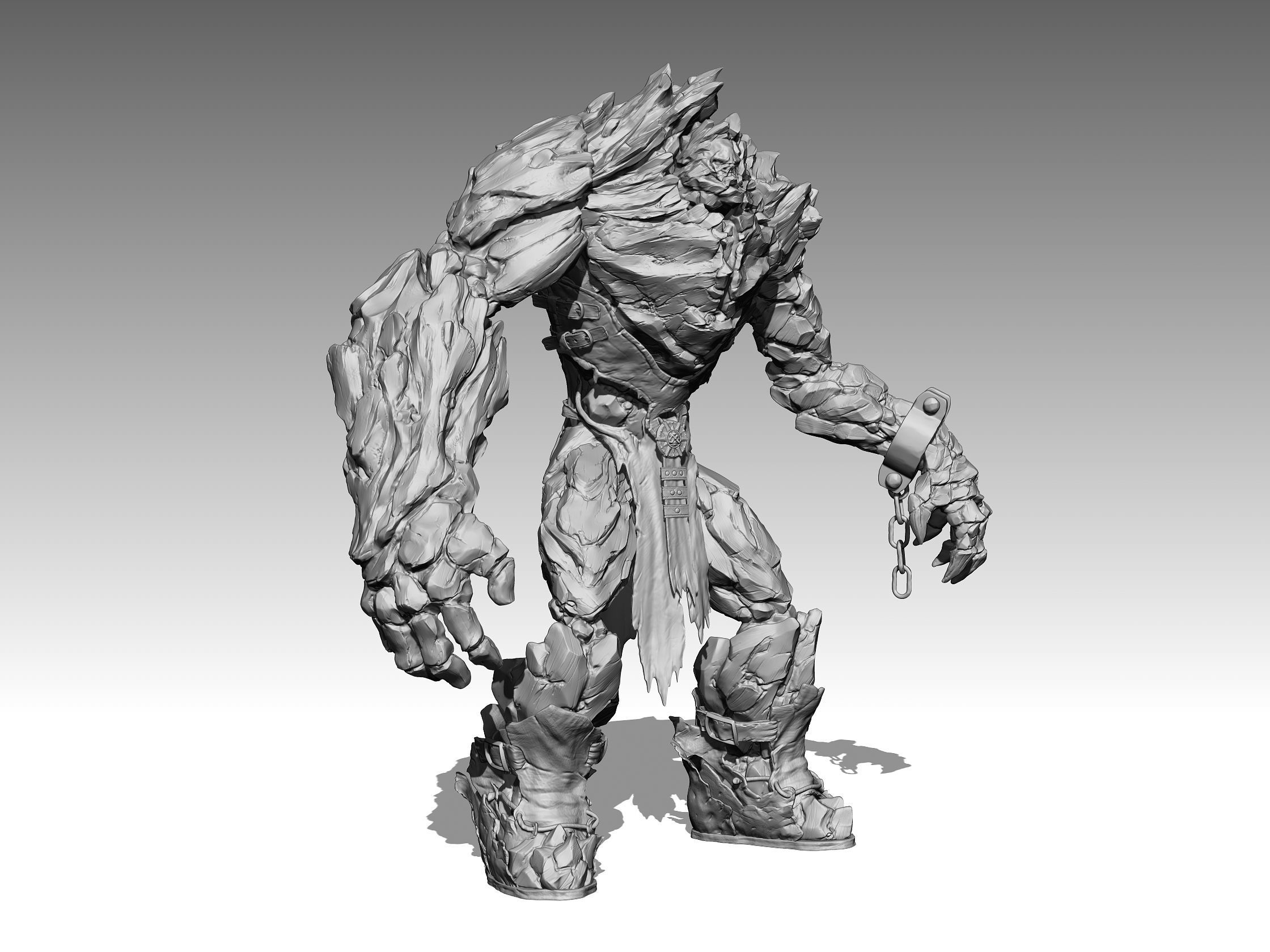 Ice Rock Creature 3D model_1
