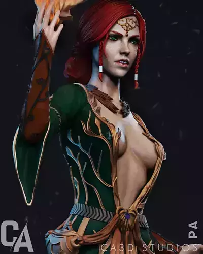 Triss Merigold 3D Print 3D print model