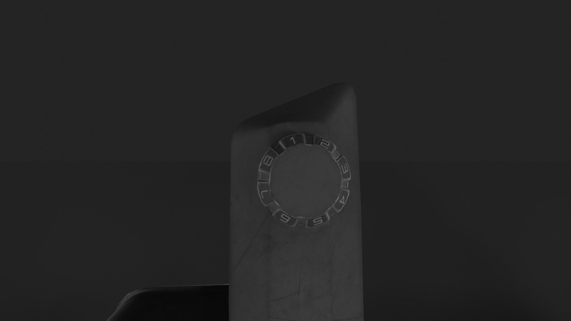 Sci-fi STEYR AUG A3 Low-poly 3D model_8