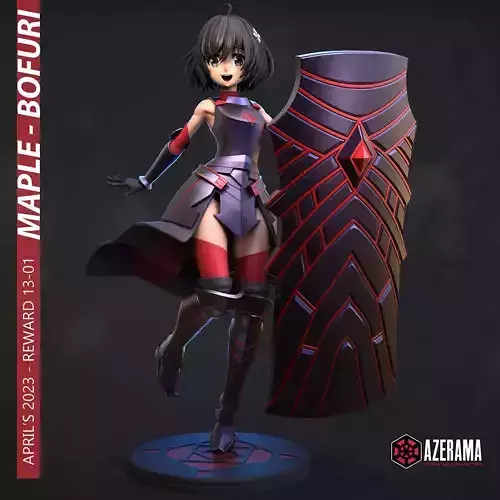 MAPLE STL READY FOR 3D PRINTING