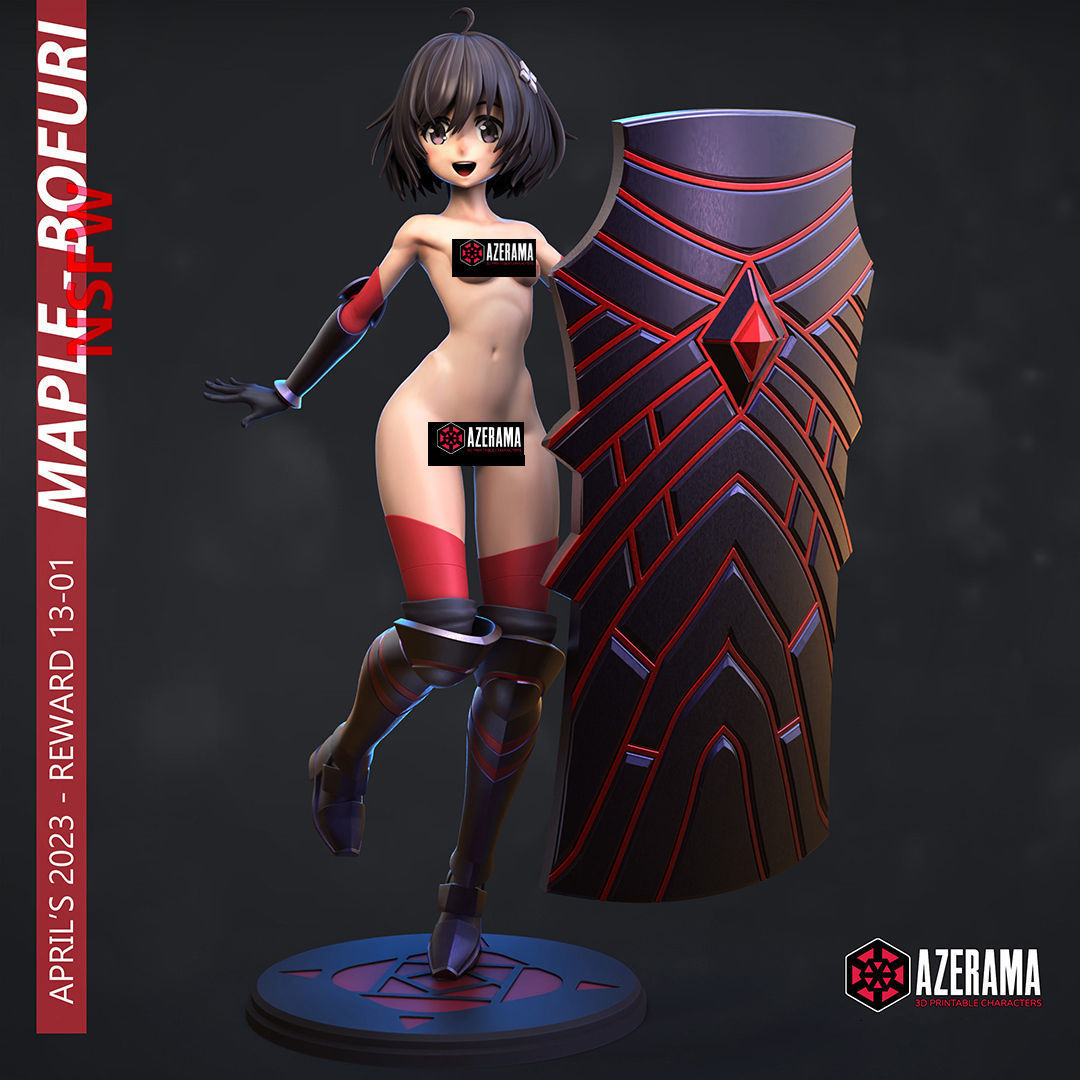 MAPLE NSFW STL READY FOR 3D PRINTING 3D print model_5