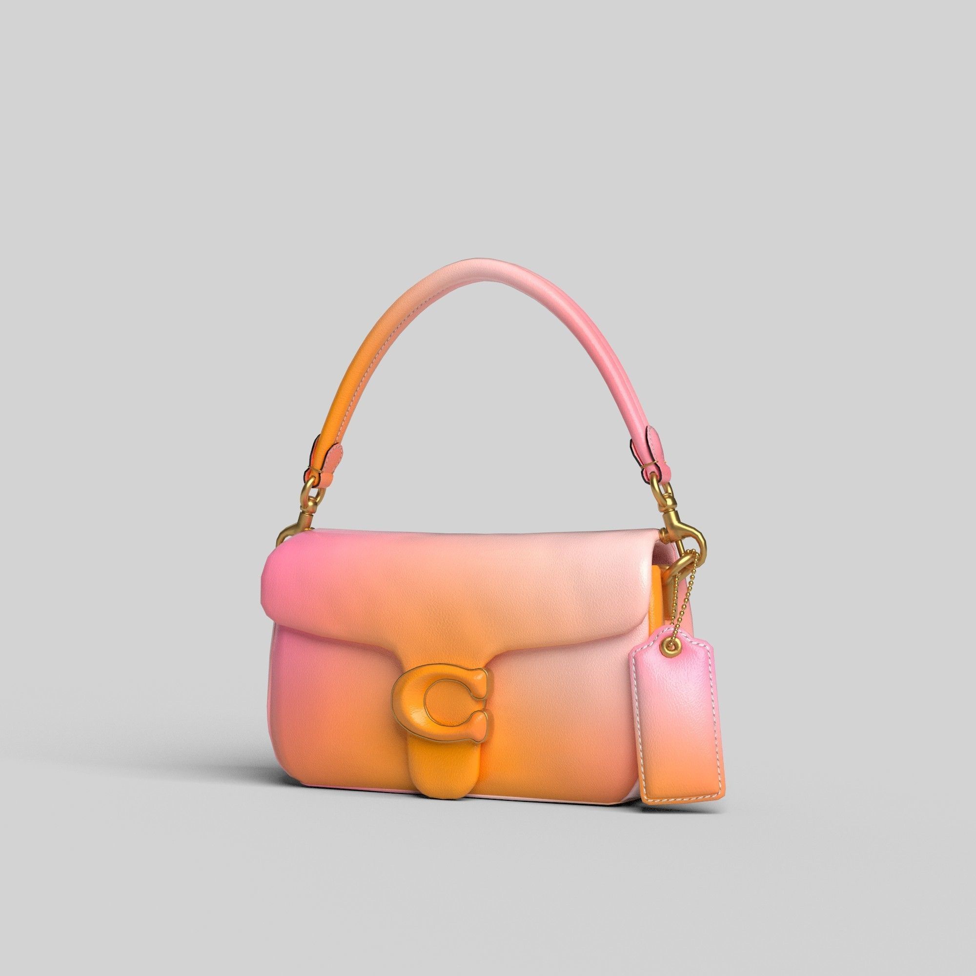 BAG-PILLOW TABBY SHOULDER  Low-poly 3D model_1