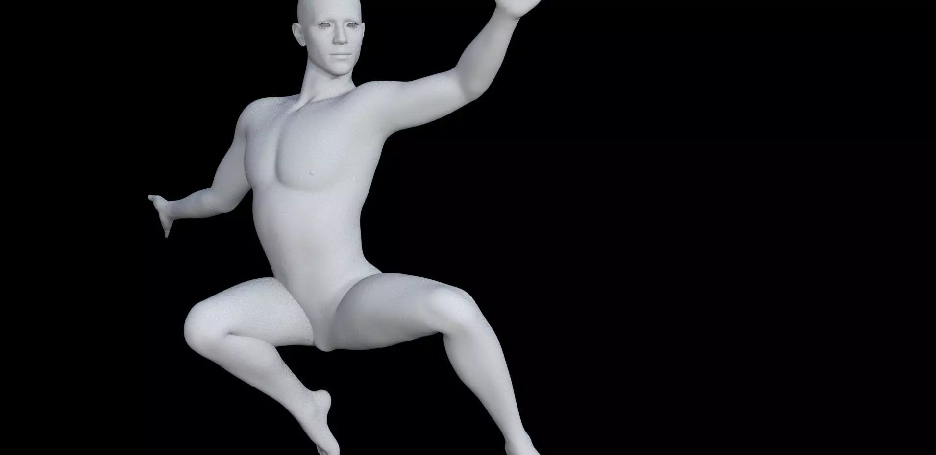 spider man pose 002 3D model_0