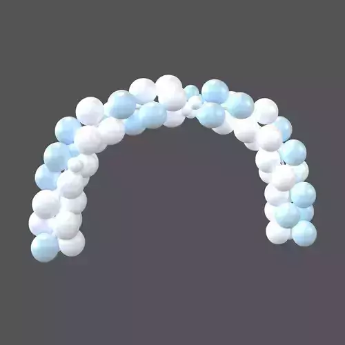 Carnival Balloon Garland V1 002